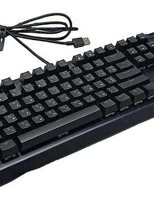 Клавиатура компьютерная б/у razer blackwidow v4 x yellow switch rz03-0470