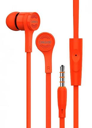 Навушники bluetooth-гарнітура навушники з мікрофоном celebrat sky-1 red