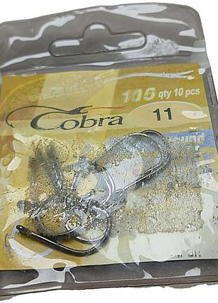 Б/у крючки cobra round №11, 10шт