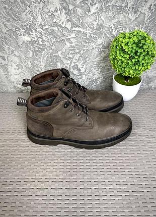 Clarks gore-tex ботинки 44 размер кожаные коричневые
