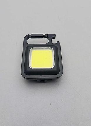 Б/у брелок с фонариком cob rechargeable keychain light аккумуляторный с открывателем и магнитом (208059 2