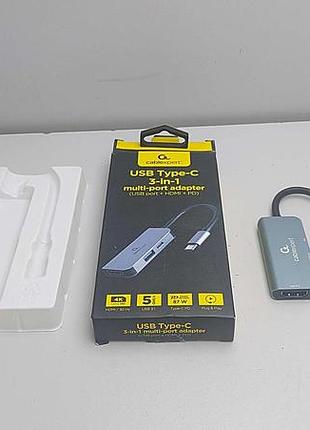Б/у cablexpert usb-c 3-in-1 (usb/hdmi/pd) (a-cm-combo3-02) 2
