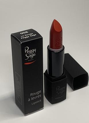 Губная помада peggy sage paris le rouge 008 красная 3,8 г (110008)