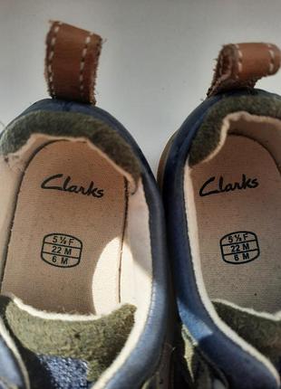 Кросівки для дітей clarks сині 2