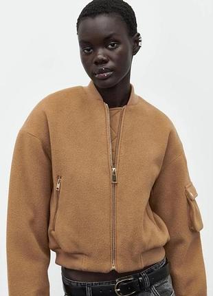 Куртка бомбер zara m 2