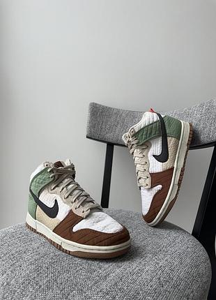 Високі кросівки кеди взуття nike dunk