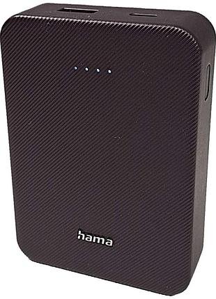Универсальный внешний аккумулятор повербанк б/у hama color 10 10000 mah