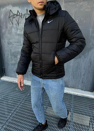 Куртка чоловіча nike зимова чорна