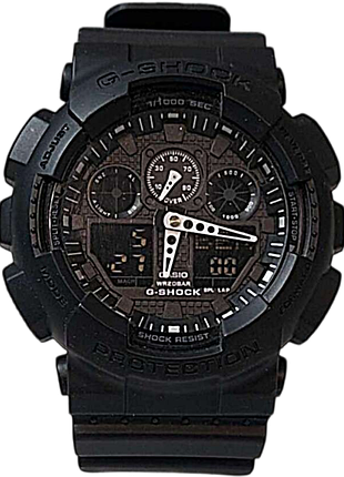 Наручний годинник б/у casio g-shock ga-100-1a1er