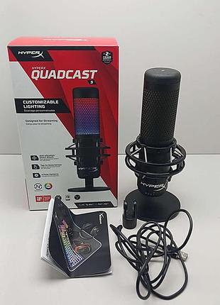 Микрофон б/у hyperx quadcast s 3