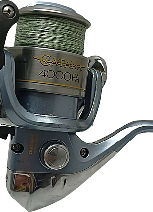 Рыболовная спиннинговая катушка б/у shimano catana 4000 fa (cat4000fa)