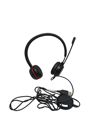 Наушники bluetooth-гарнитура б/у jabra evolve 20 ms stereo hsc016