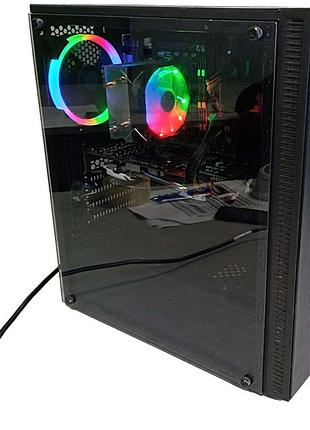 Настільний комп'ютер системний блок б/у сб blade iii (intel xeon e5-2640 2.5ghz/ram 16gb/radeon rx-470/ssd 120gb/hdd 500gb)