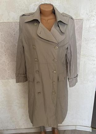 Жіночий плащ тренч двобортний