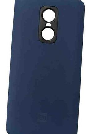 Чохол для мобільного телефона original silicon case xiaomi redmi note 4x blue