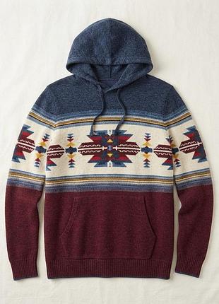 Худи с вязаного трикотажа для мужчины american eagle regular fit 7447898133 3xl комбинированный