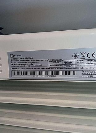 Обогреватель б/у electrolux eoh/m-3209 6