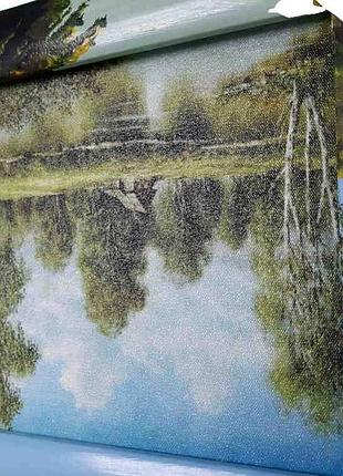 Б/у картина фотопринт пейзаж на полотні