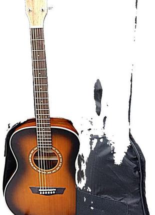 Акустическая гитара б/у washburn wmj7s-atbm
