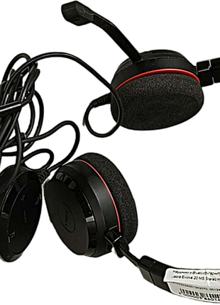 Наушники bluetooth-гарнитура б/у jabra evolve 20 ms stereo hsc016