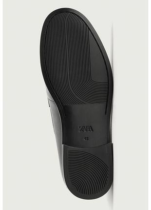 Шкіряні лофери zara 6