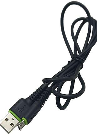 Кабель роз'єм б/у intaleo cbflexm1 micro usb 1.2 м black