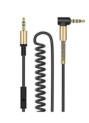 Кабель разъем кабель aux « hoco - upa02 spring » with mic — 2m — black