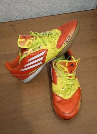 Бутси чоловічі adidas футзалки помаранчеві, жовті
