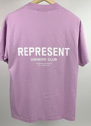 Футболка represent owners' club t-shirt оверсайз 100% бавовна розмір s