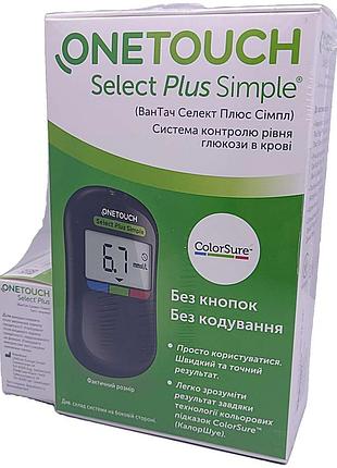 Глюкометр анализатор крови б/у onetouch select simple