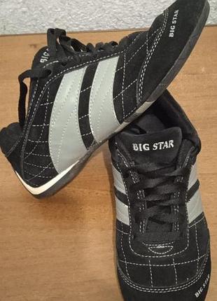 Кросівки чоловічі big star чорні з натуральної замші