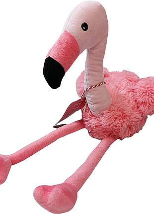 Б/у blokker let's play knuffel flamingo - 27 cm