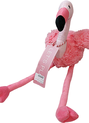 Б/у blokker let's play knuffel flamingo - 27 cm