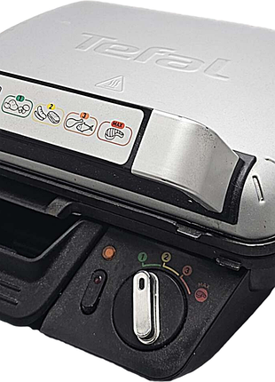 Электрический гриль шашлычница б/у tefal supergrill standard gc450b32