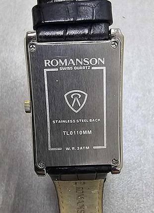 Наручний годинник б/у romanson tl0110smc(bk) 6