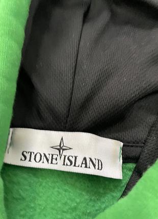 Чоловіче худі stone island зелене 5