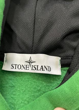 Чоловіче худі stone island зелене 3