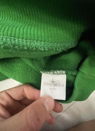 Чоловіче худі stone island зелене 6