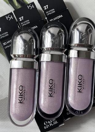 Блиск для губ kiko milano 3d hydra lipgloss 4