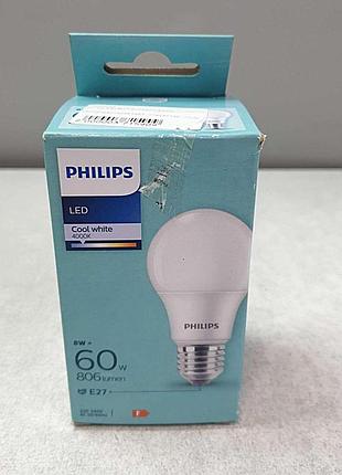 Б/у philips a60 e27/8w/230v 4000k 2