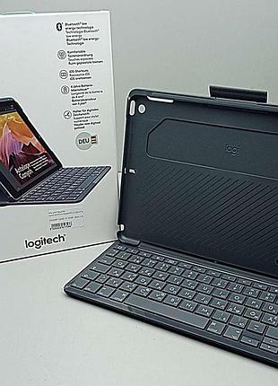 Б/у logitech slim folio keyboard folio case for apple ipad 5th/6th gen. 2