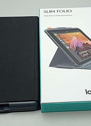Б/у logitech slim folio keyboard folio case for apple ipad 5th/6th gen. 5
