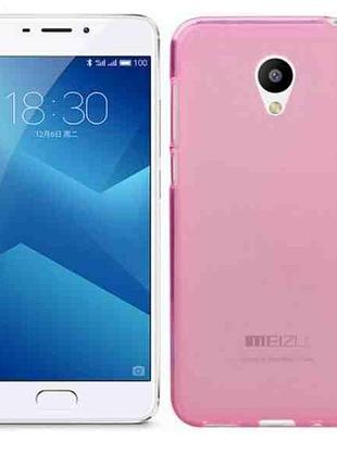 Чехол для мобильного телефона original silicone case meizu m5 note pink