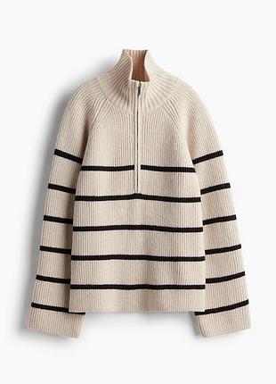 Светр в смужку h&m  (р.xxl)
