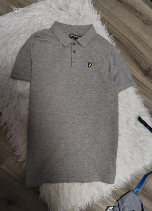 Крутая футболка поло lyle&amp;scott на рост 164-170 см