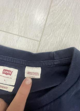 Кофта чоловіча levi's чорно-синя 4