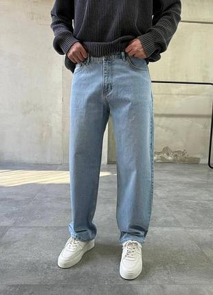 Топовые джинсы багги baggy blue