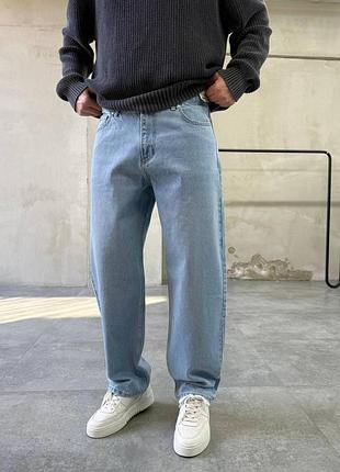 Топовые джинсы багги baggy blue 3