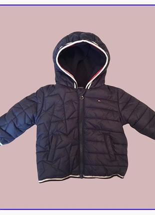 Куртка tommy hilfiger 56/0-2 месс, от рождения до 2-3 месяцев