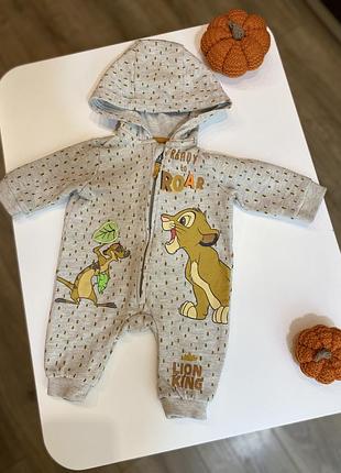Ромпер на утепленні на 0-3 міс від disney baby